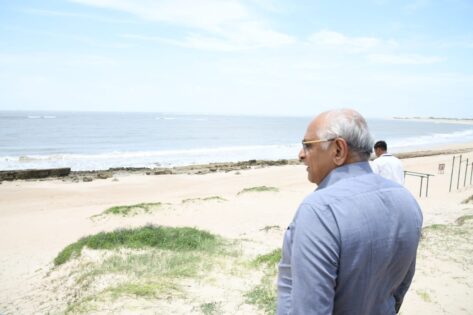 CM Bhupendra Patel at Shivrajpur beach
